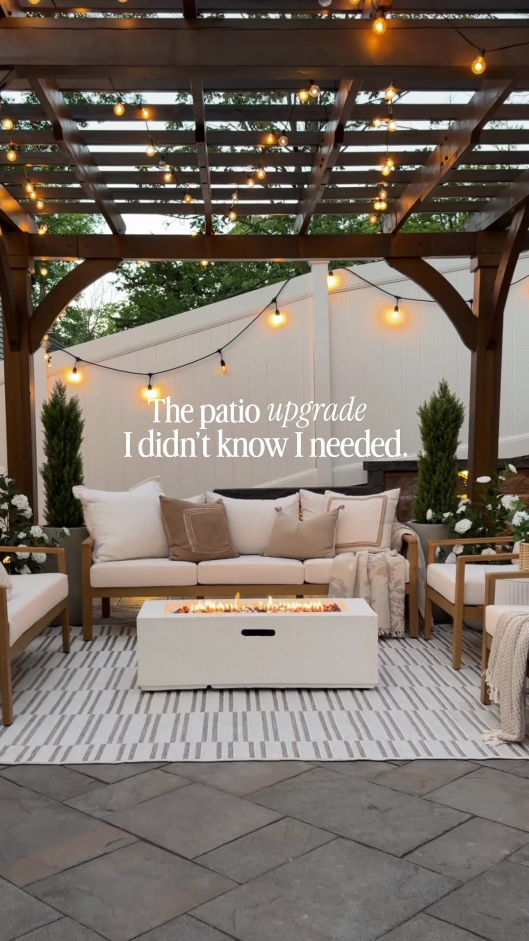 How a fire pit transformed this outdoor patio space