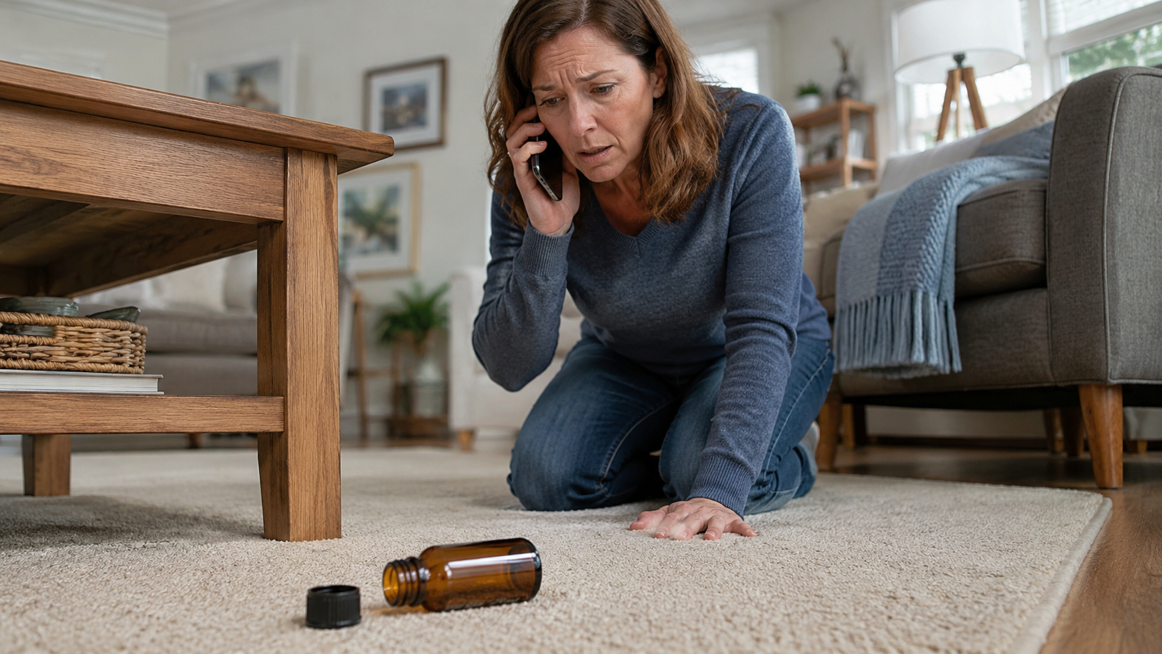 His mom removed the childproof cap from her essential oil... then she ...