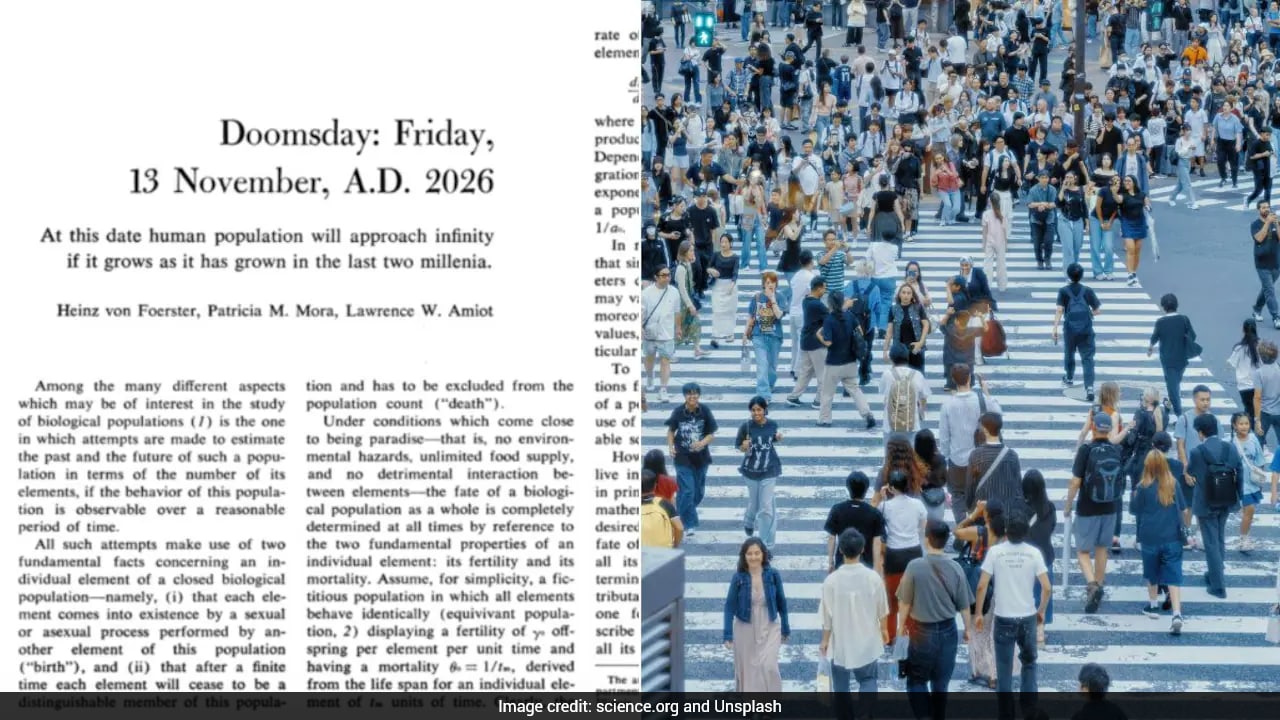 Why a 1960 research paper predicted 'doomsday' on November 13, 2026
