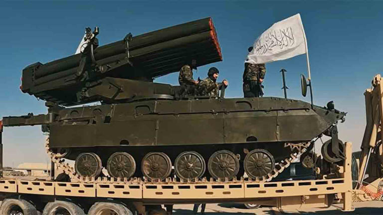 Taliban mounts BM-27 Uragan rocket launcher on BMP chassis