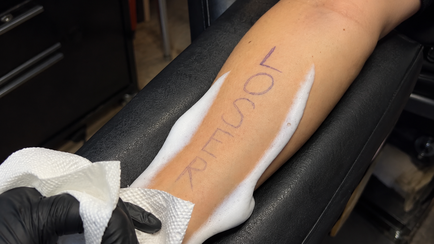 He asked for a more masculine tattoo - then the tattoo artist pranked him
