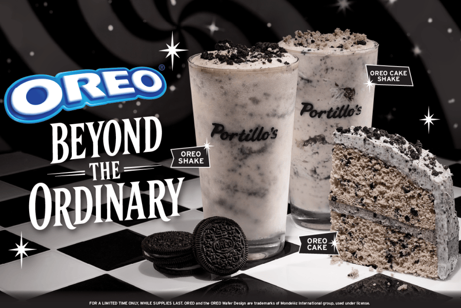 Portillo’s releases Oreo shake, slice