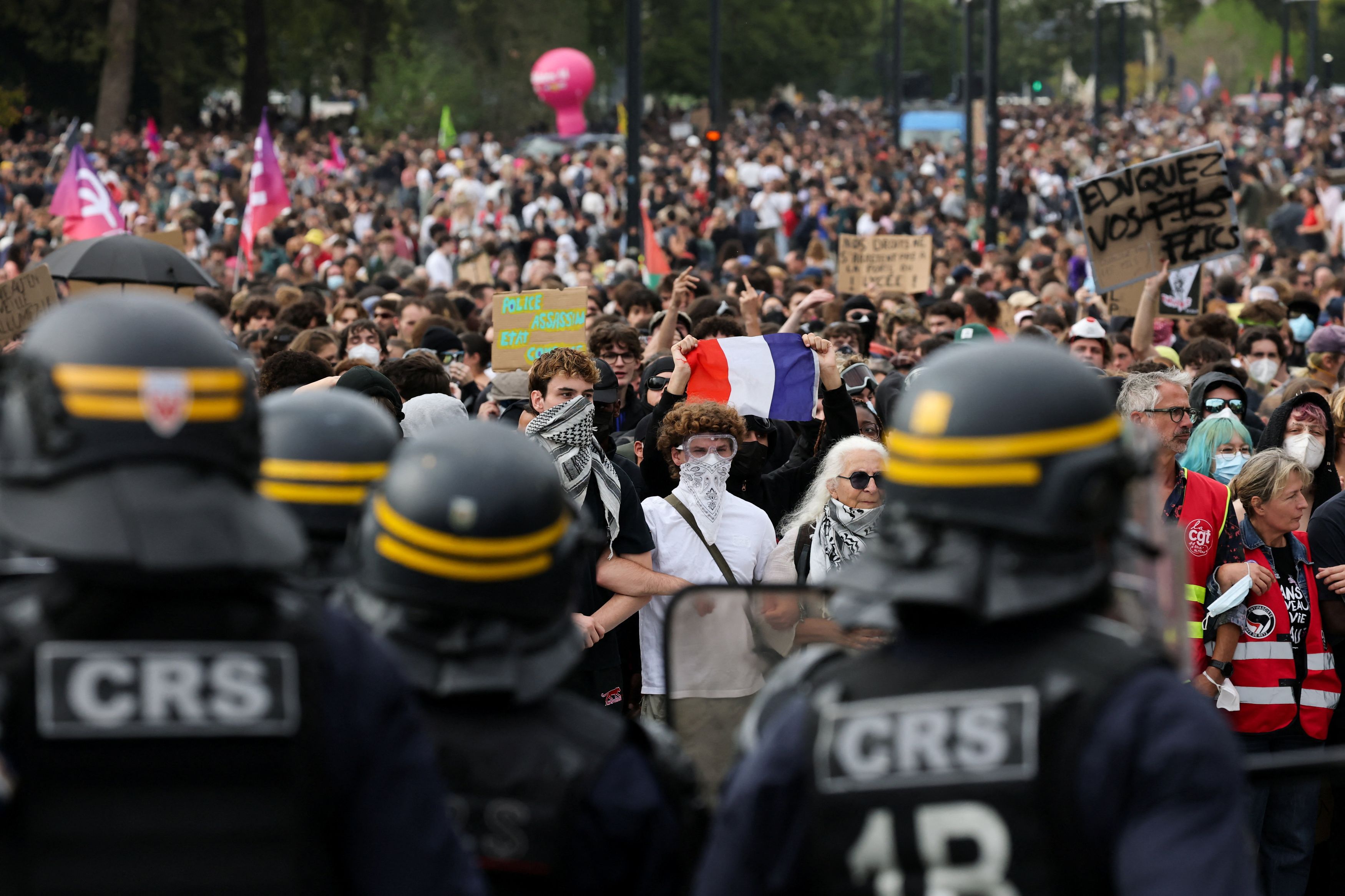 Protests sweep France as student walkouts tap into public discontent