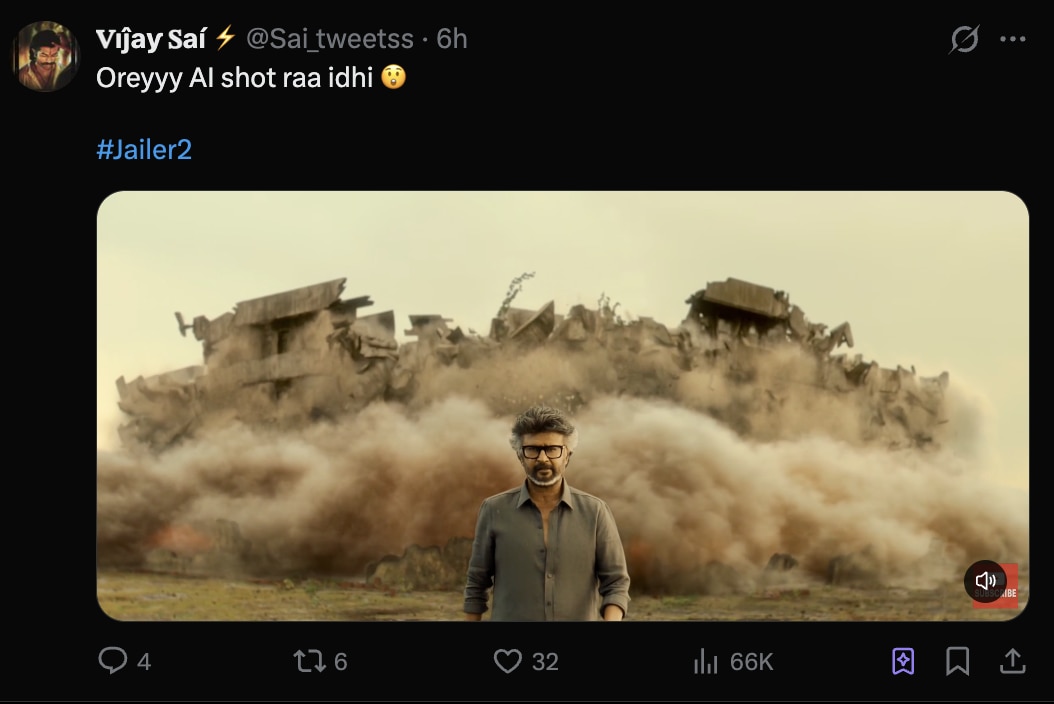 Rajinikanth's missing finger in Jailer 2 trailer sparks VFX debate