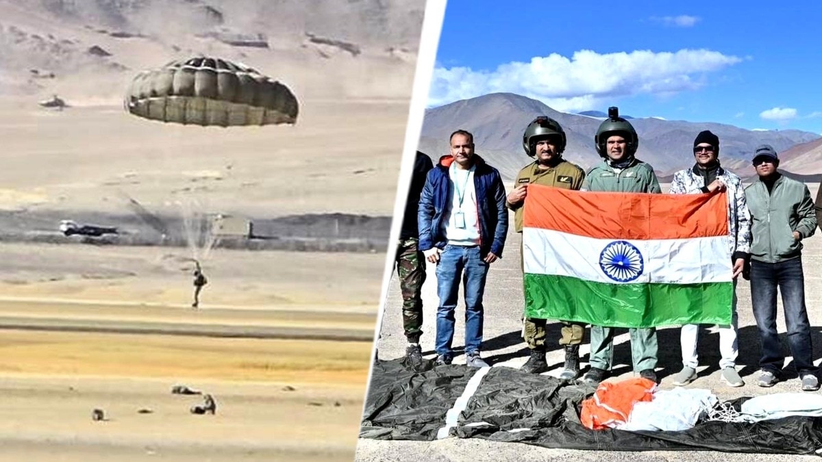 DRDO tests high-altitude parachute with first live jump at 16,000 feet ...