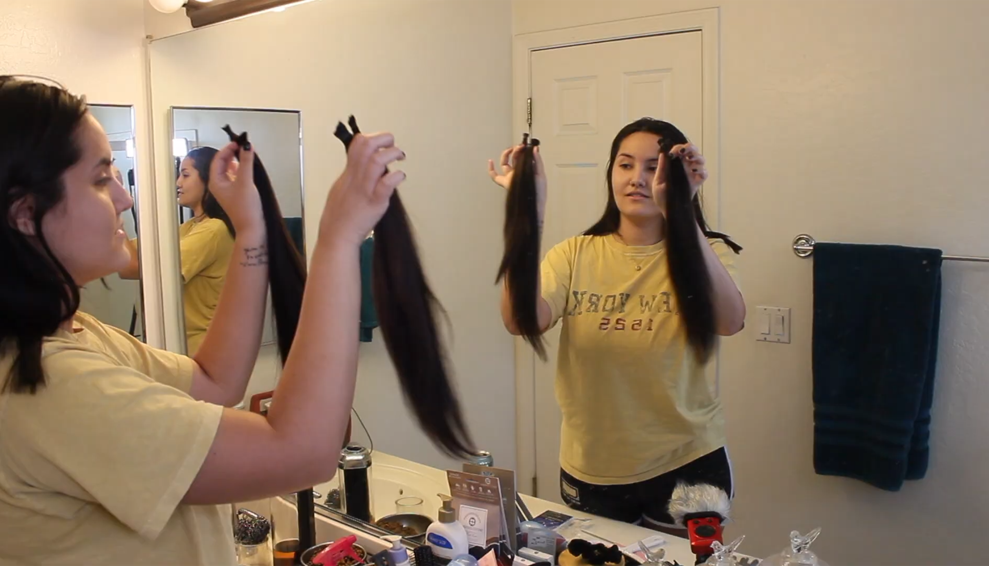 She chopped off her long hair and loved the final look