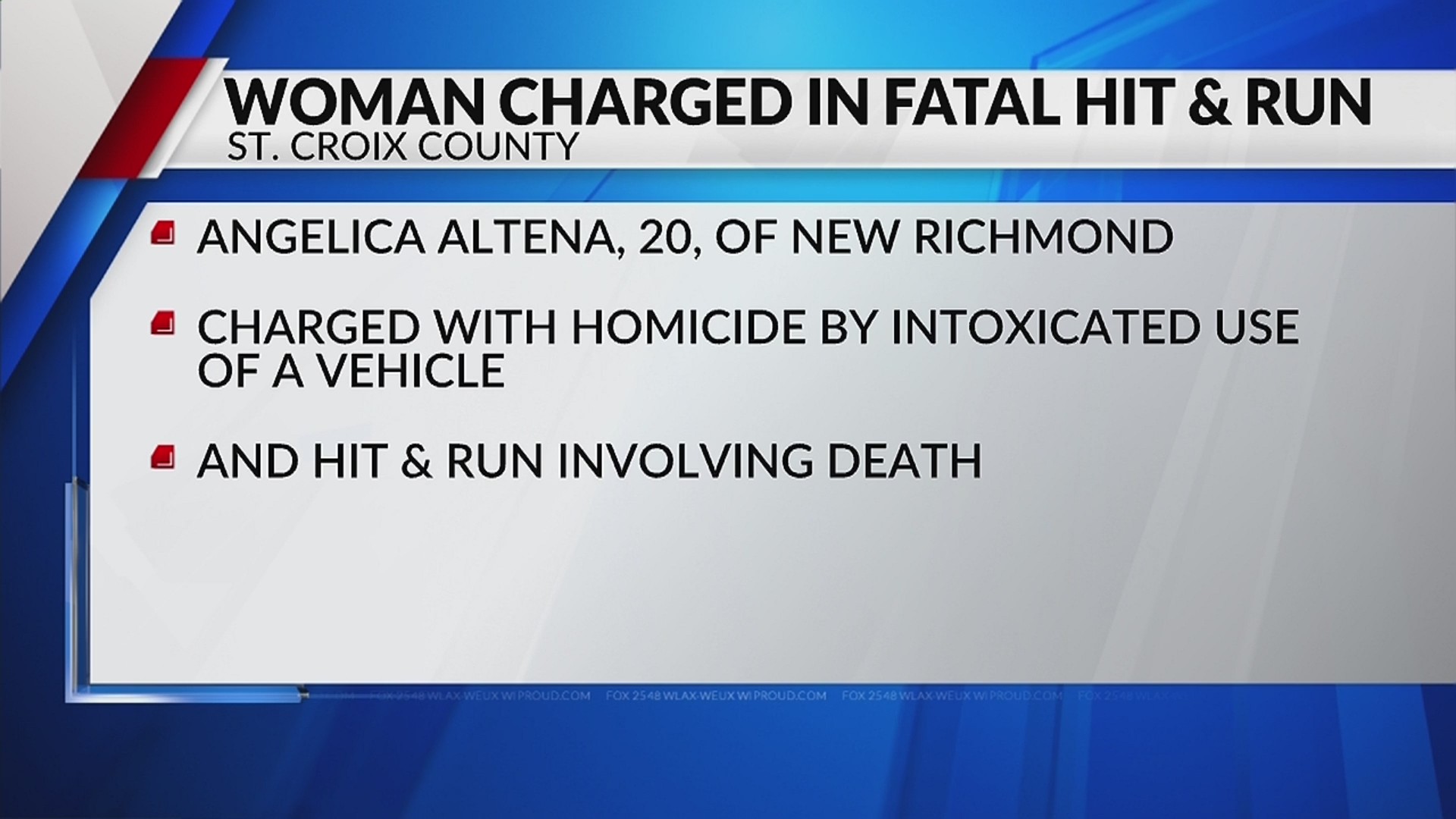 20-year-old charged in St. Croix County hit-and-run crash