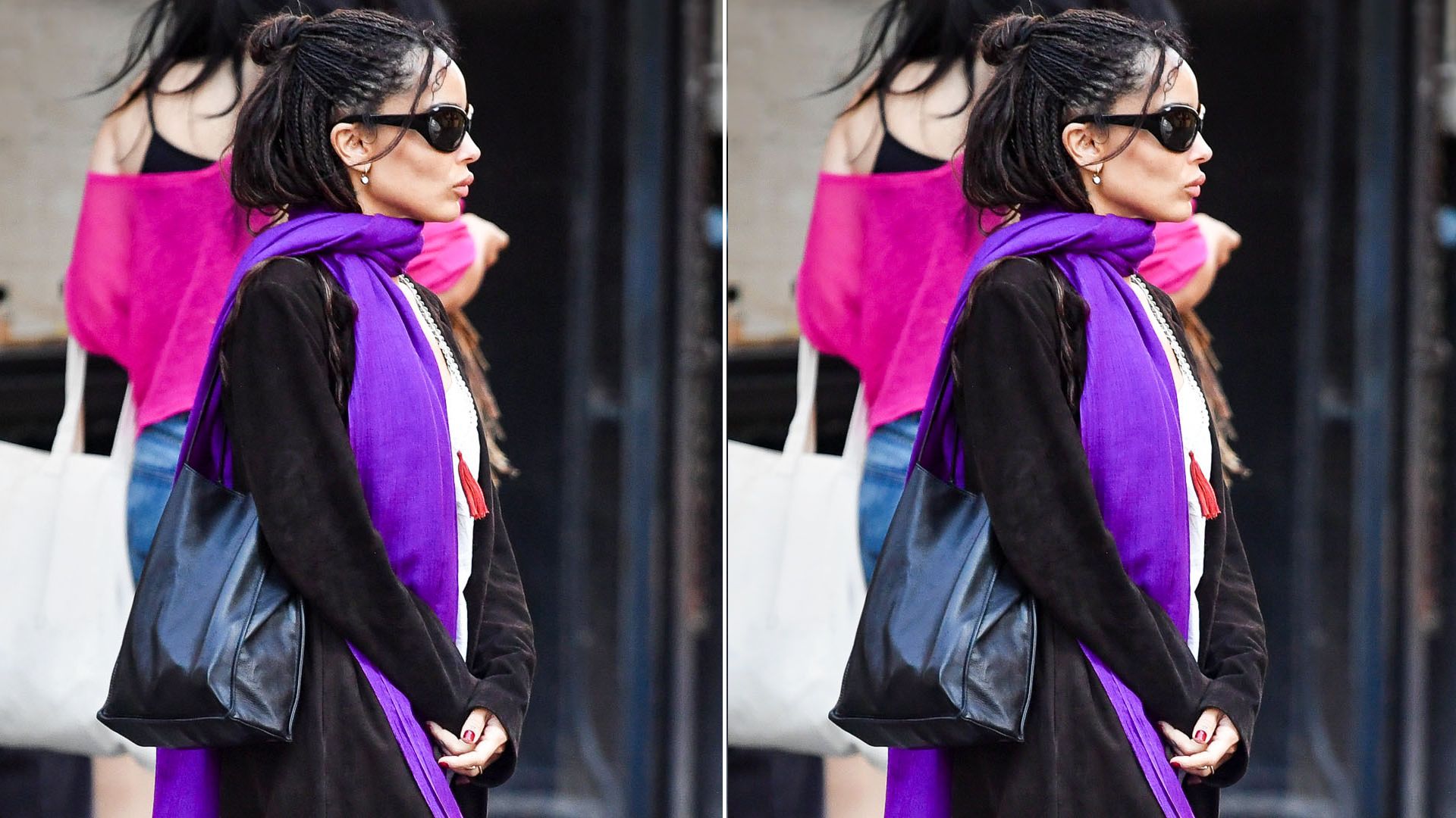 Sampling fall 2026's leading color trend is easy—Zoë Kravitz has been ...