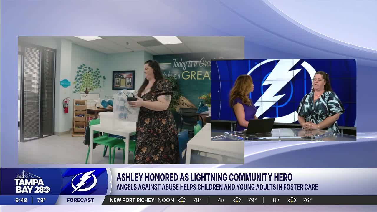 Lightning community hero Ashley Tominus