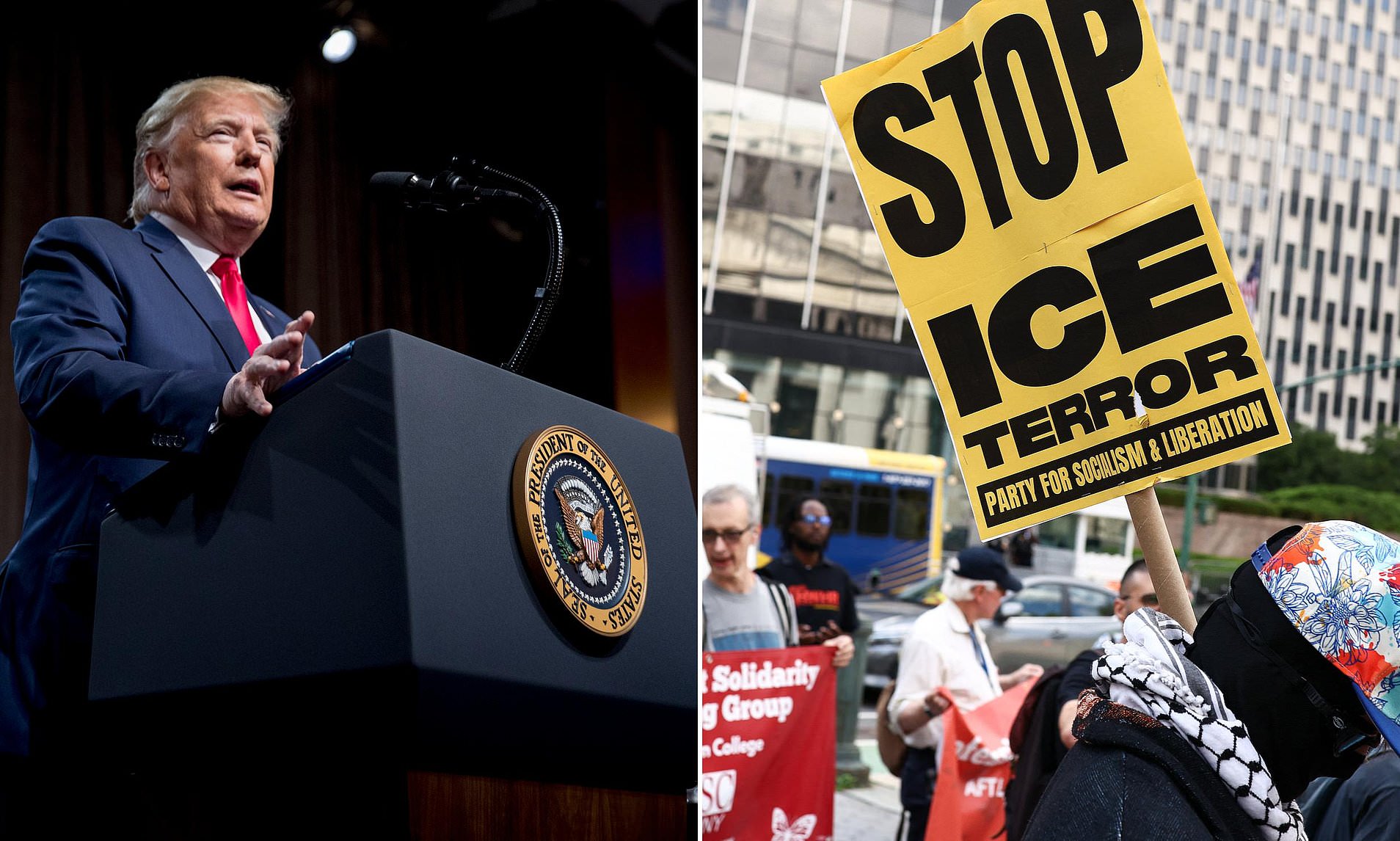 Trump's plan to fine illegal migrants $1.8M each blocked by Clinton ...