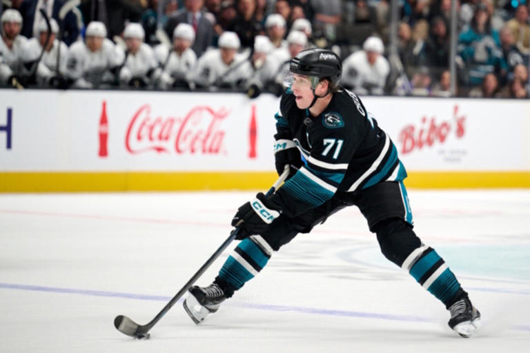 NHL injuries: Sharks' Macklin Celebrini misses Monday night's game