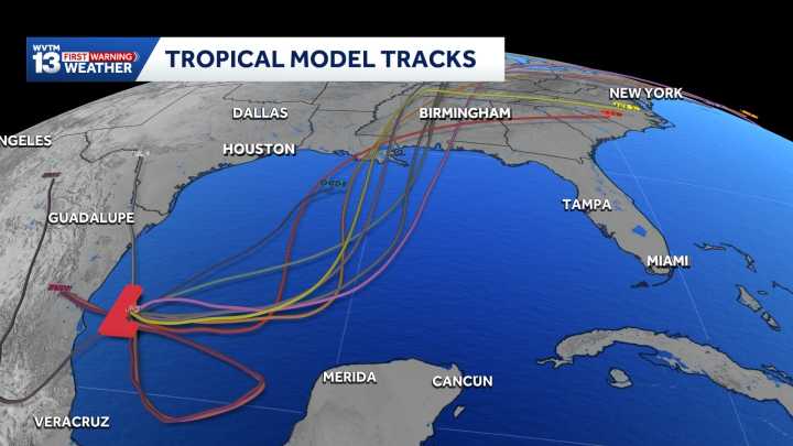 Maps and models: Tracking Tropical Storm Isaias - October 6