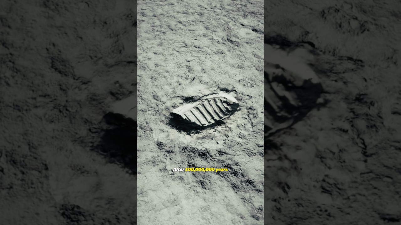 The moon footprint will outlast us