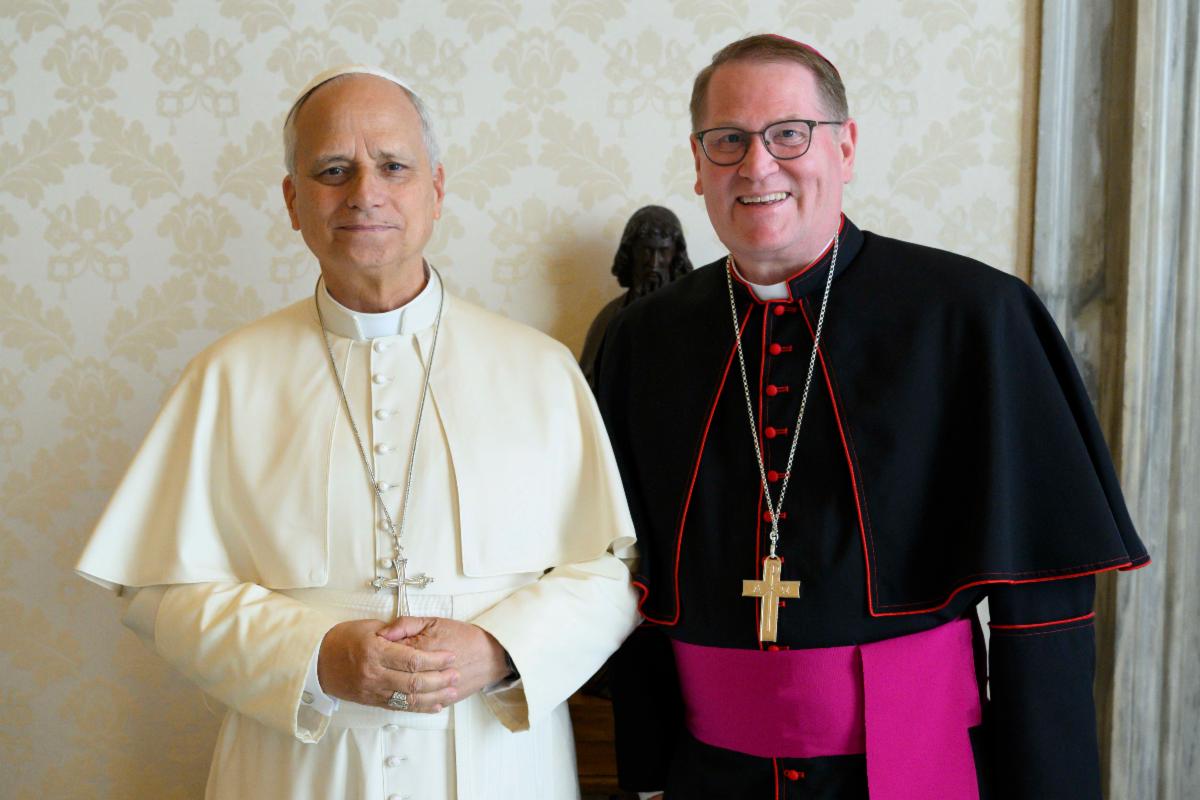 'Moving moment': Peoria bishop presents Fulton Sheen relic to the pope