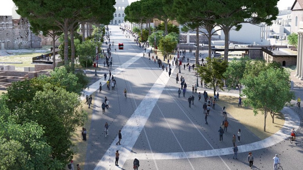 Roma prepara renovação histórica de avenida junto ao Coliseu