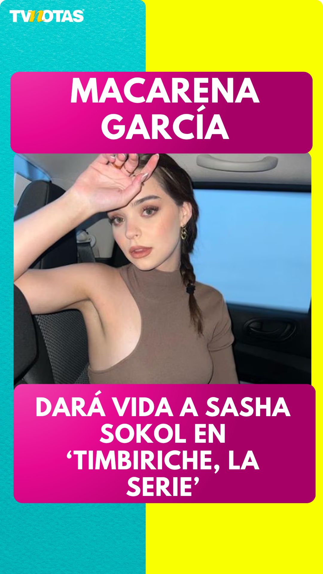 Macarena García habla de su papel como Sasha Sokol en 'Timbiriche, la ...