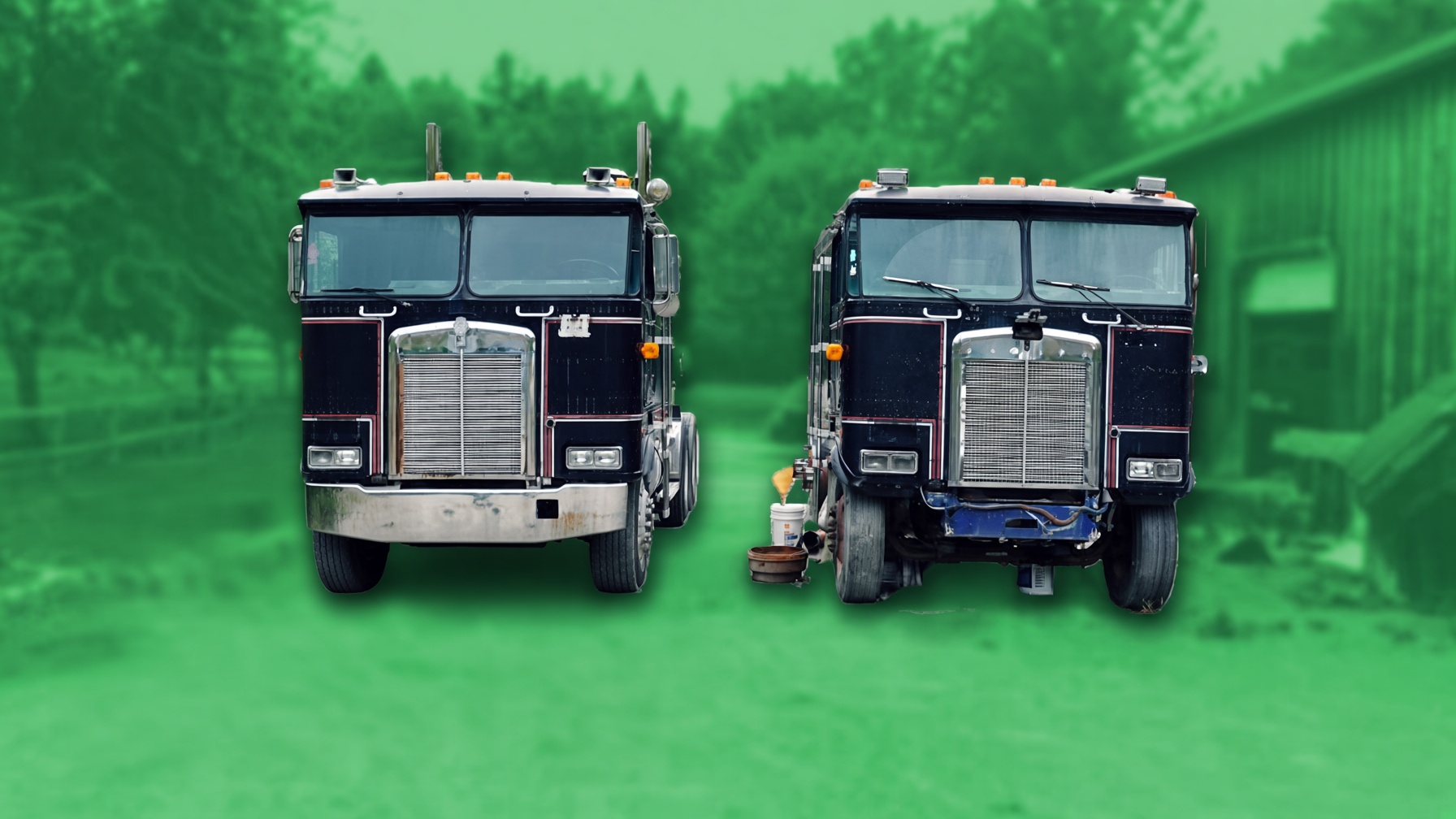 CAT 3406B Kenworth K100 gets a major teardown