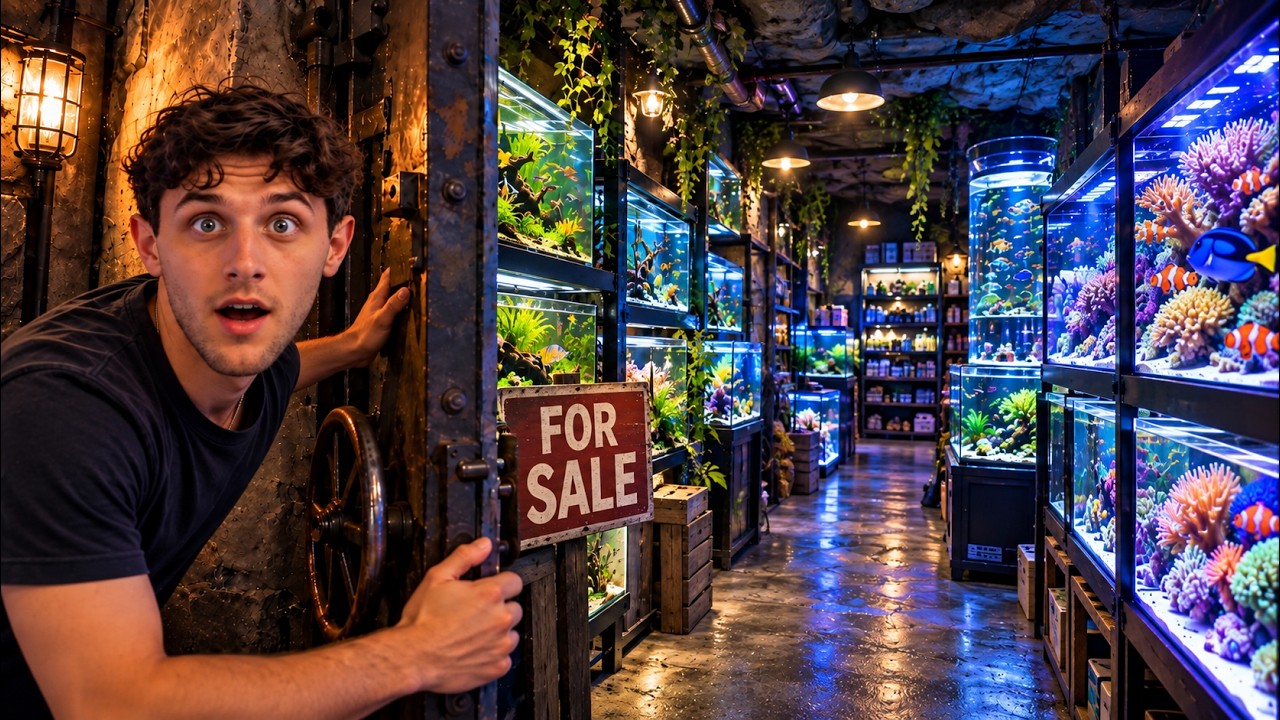 I discovered a secret store packed with fish
