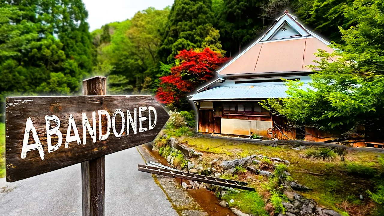 Why was this Japanese village abandoned?