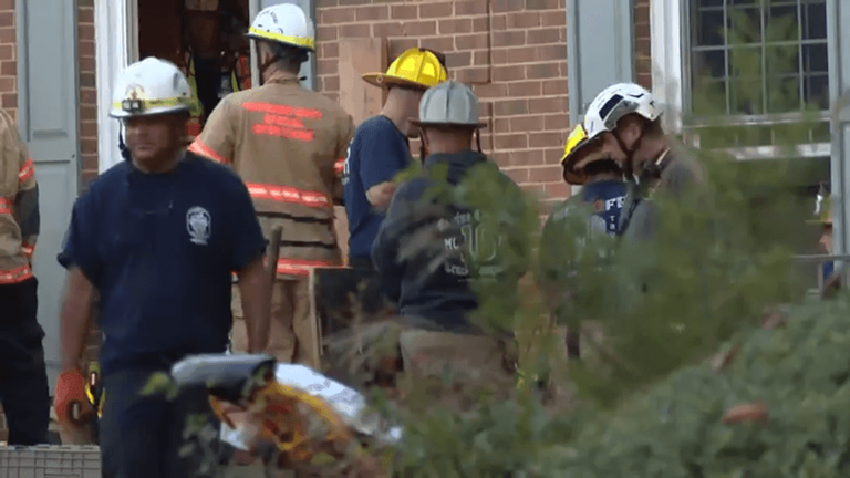 Utility worker rescued after being trapped in trench collapse in ...