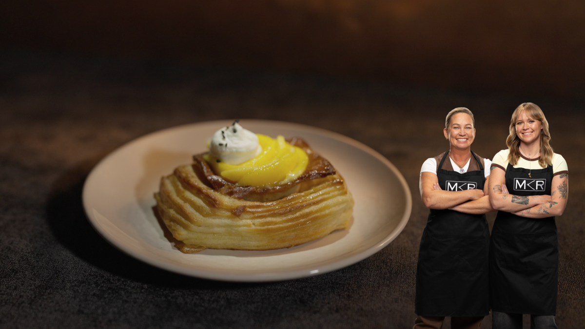Krysten and Lucy’s mango, coconut and sweet rice croissant puff