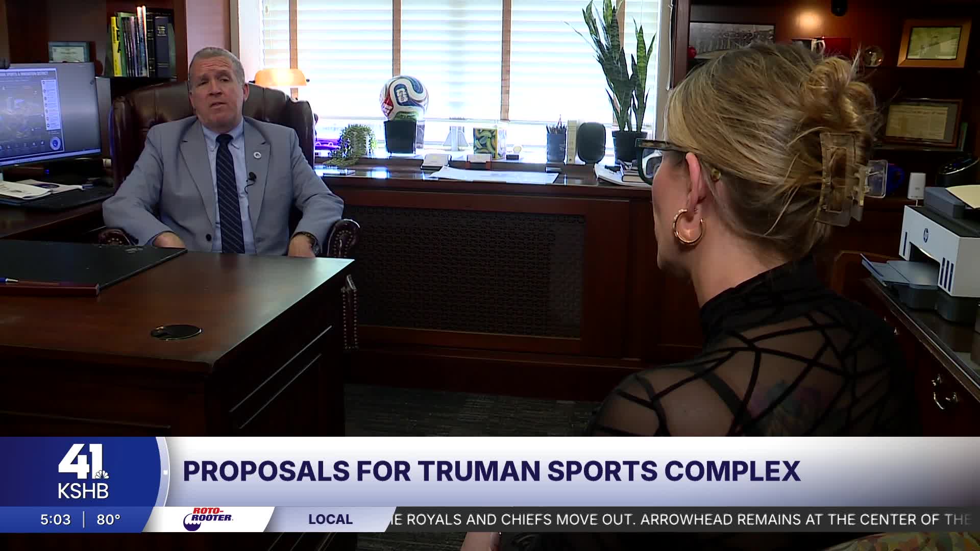 Phil LeVota talks proposals for Truman Sports Complex