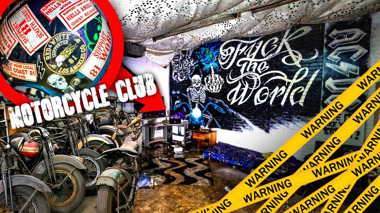 I explored an abandoned motorcycle clubhouse 🏍️