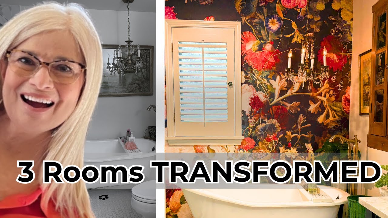 Extreme 3-room refresh for my Homeworthy tour!