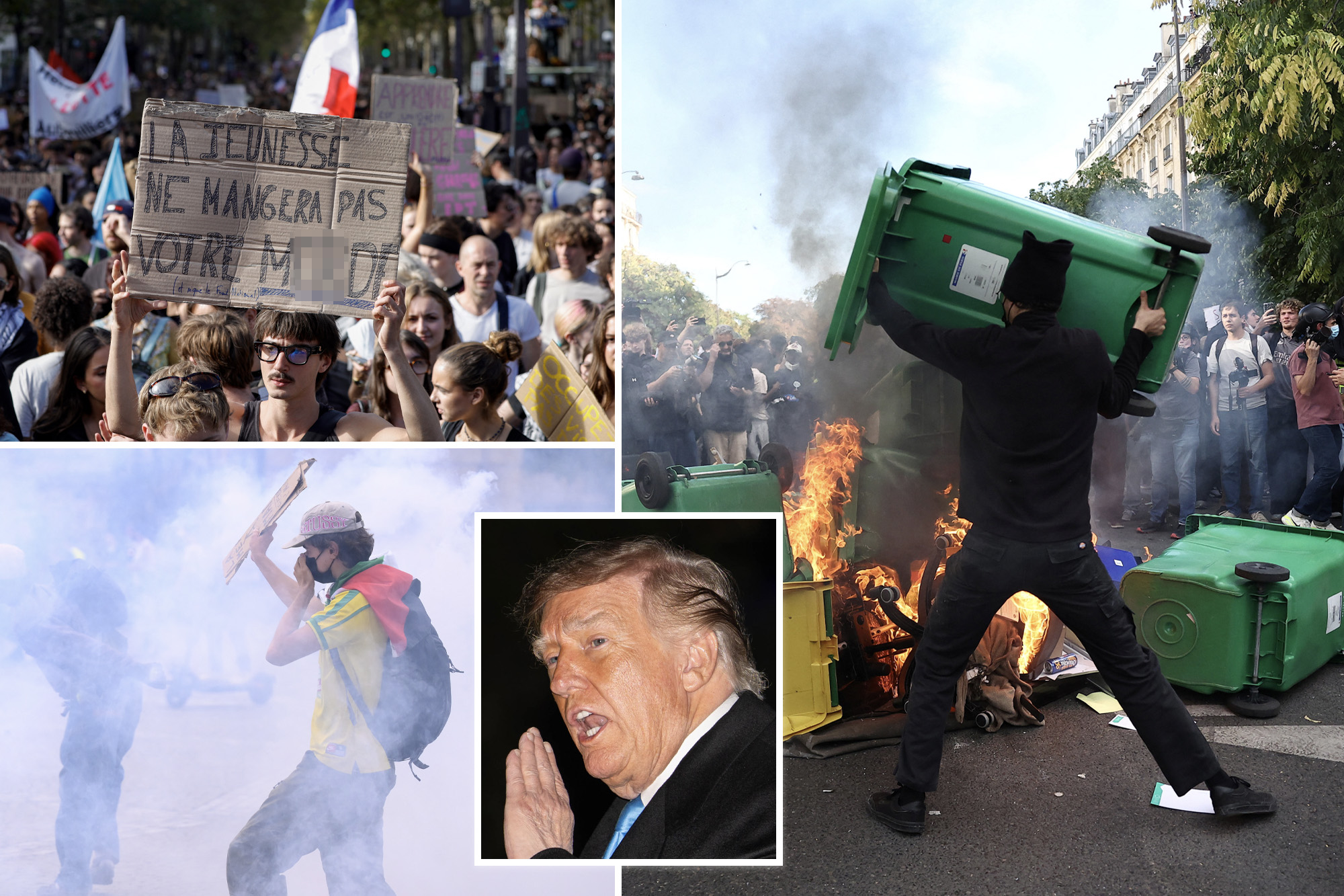 Violent student unrest in France rages as protestors demand better ...