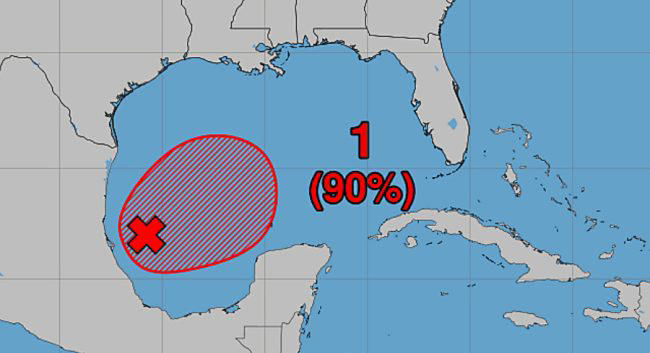 Gulf system expected to become season’s first hurricane and shatter 120 ...