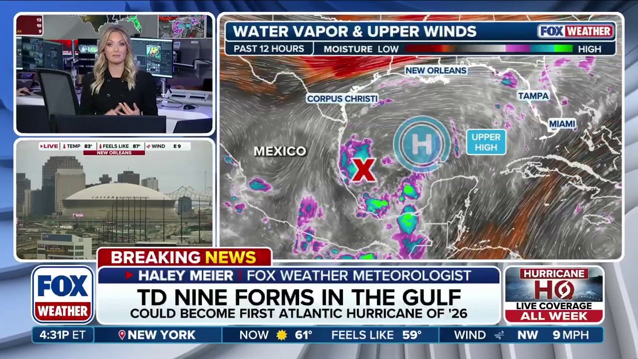 Tropical depression nine forms in Atlantic, likely to become season’s ...