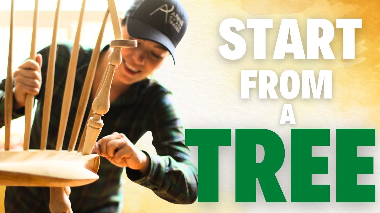 How to build a chair the traditional way