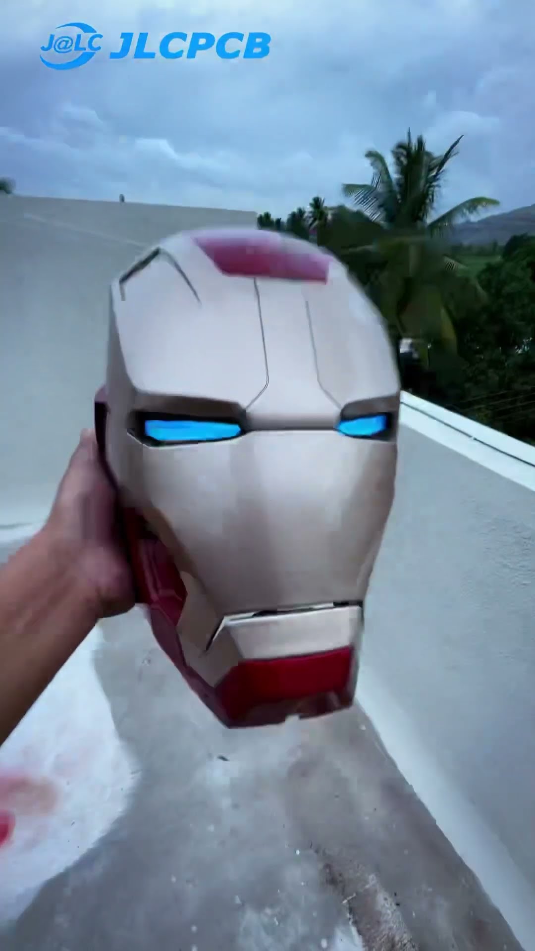 Building a motorized Iron Man helmet with JLCPCB 3D printing!