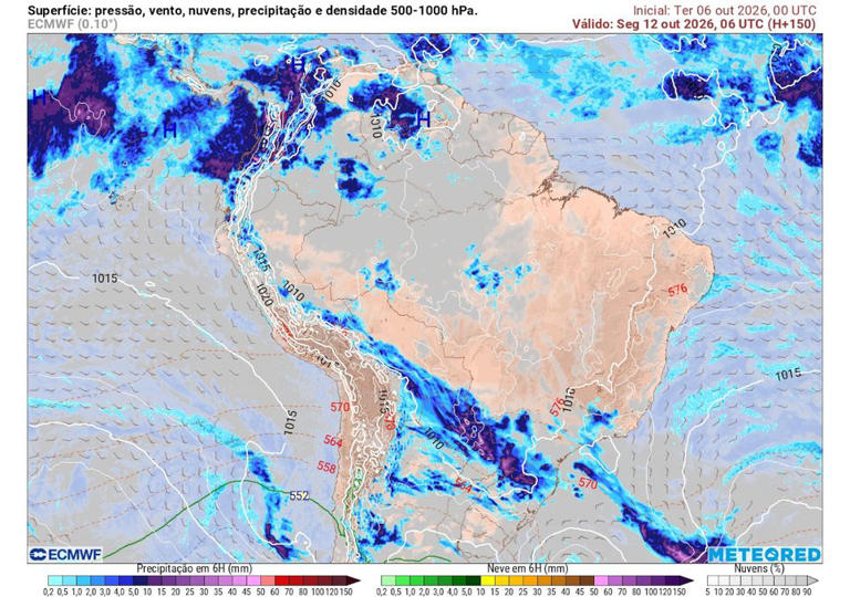 Feriado do Dia das Crianças terá alerta de chuva forte, temporais e ...