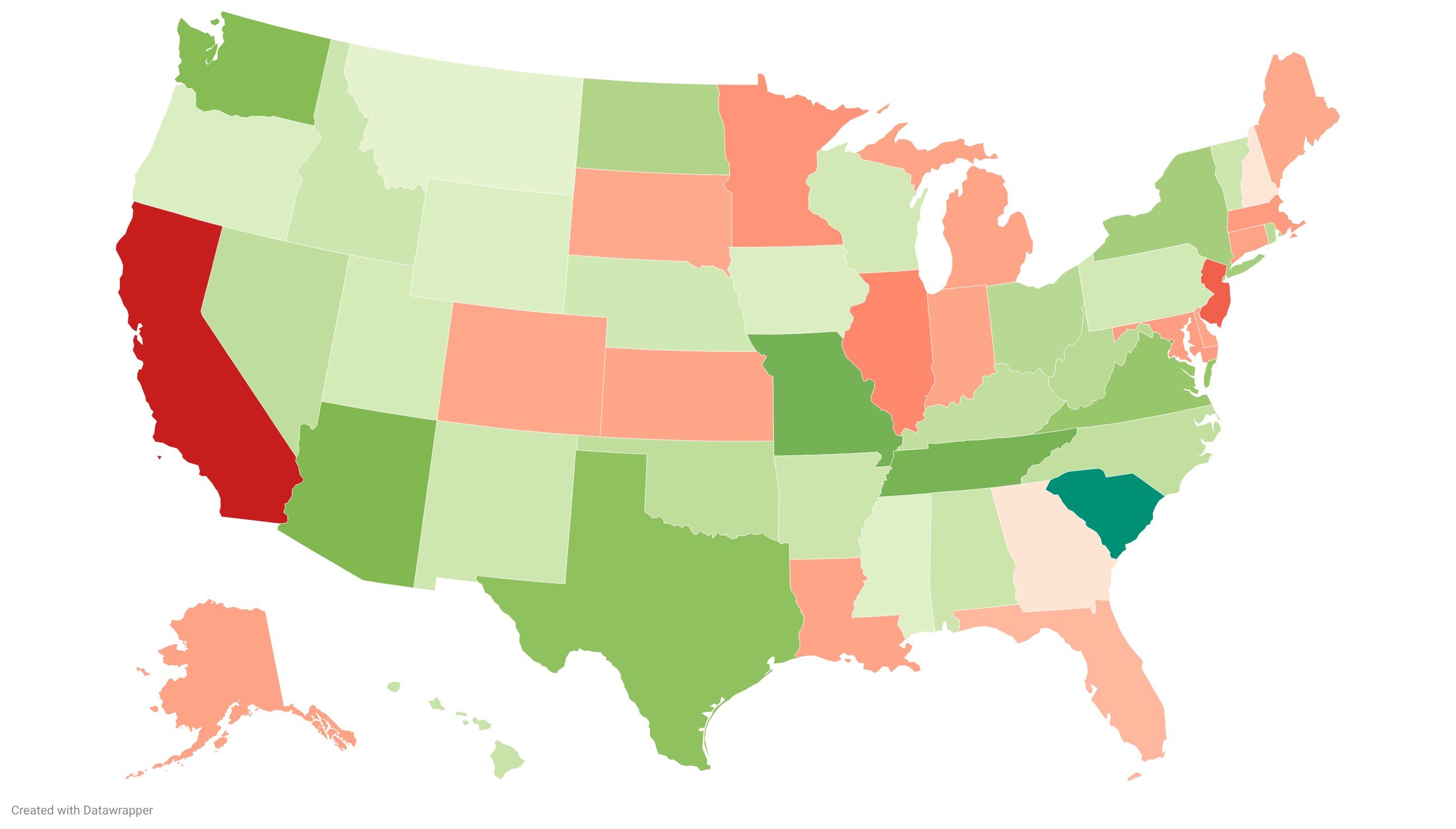 Mapped: Where Gen Z is moving, and which states they’re leaving in droves