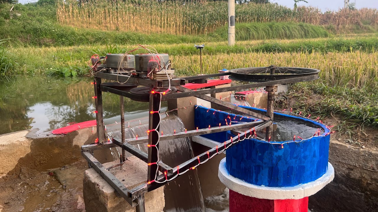 Creating a mini-hydroelectric generator