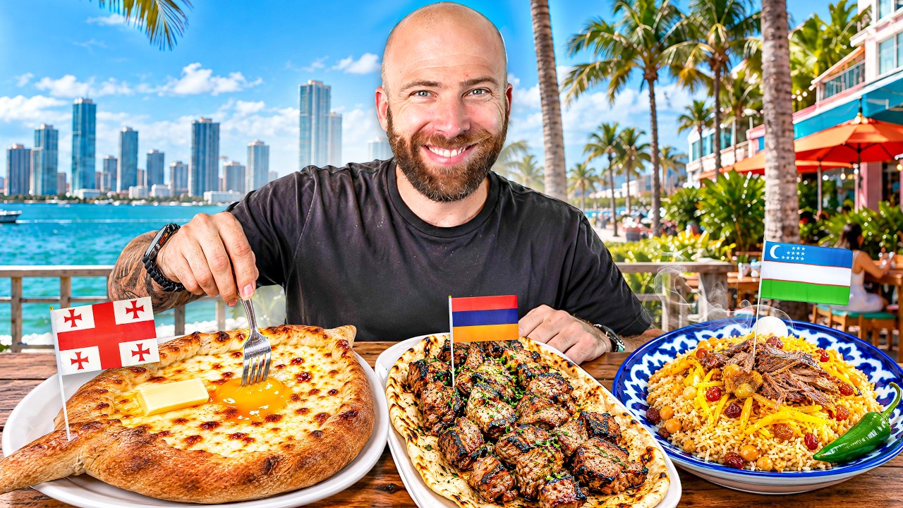 Tasting Uzbek, Armenian & Georgian food!