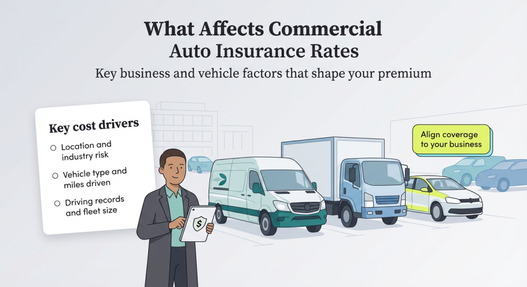 Average commercial car insurance costs