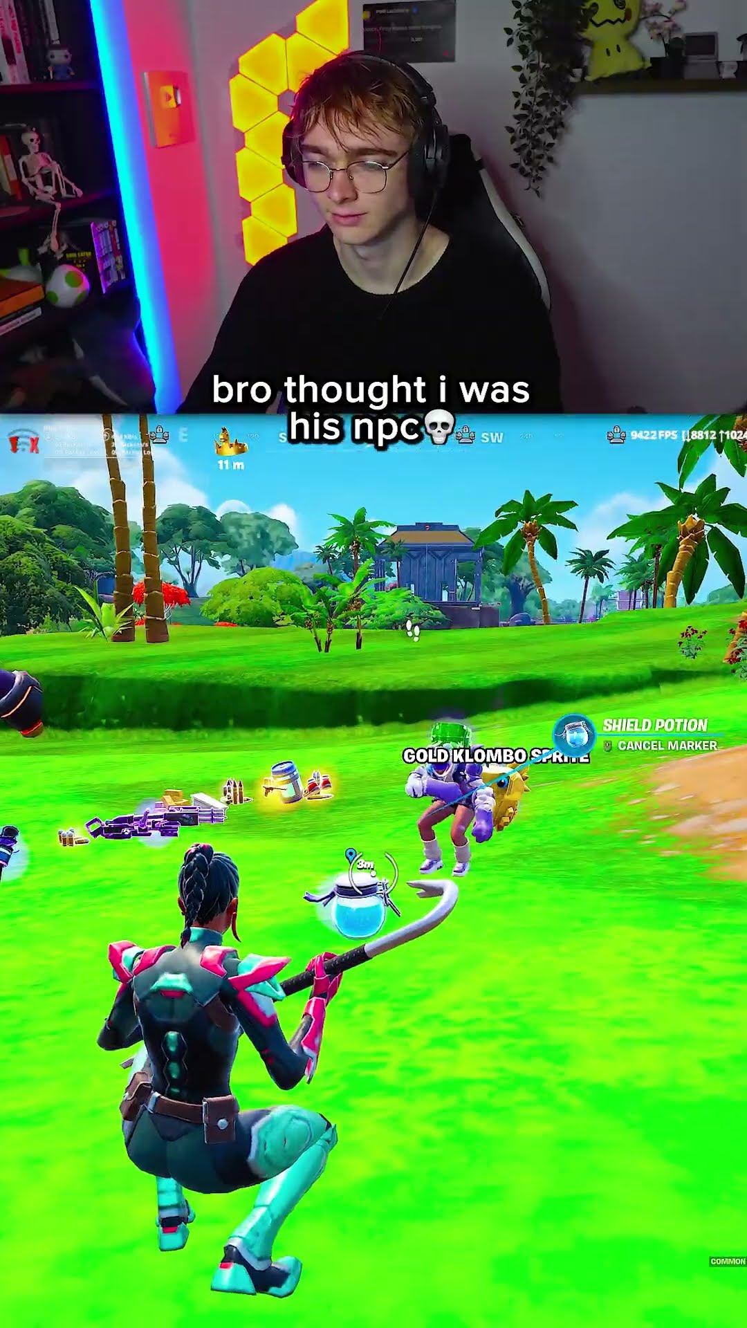 Fake NPC troll