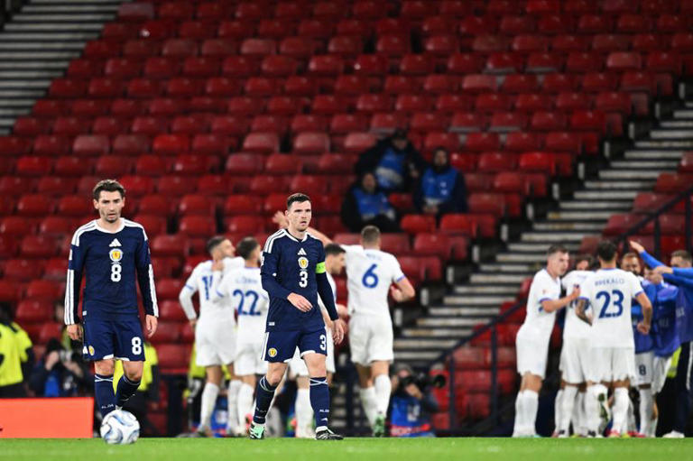 Andy Robertson explains when lovely moment turned sour amid Scotland ...