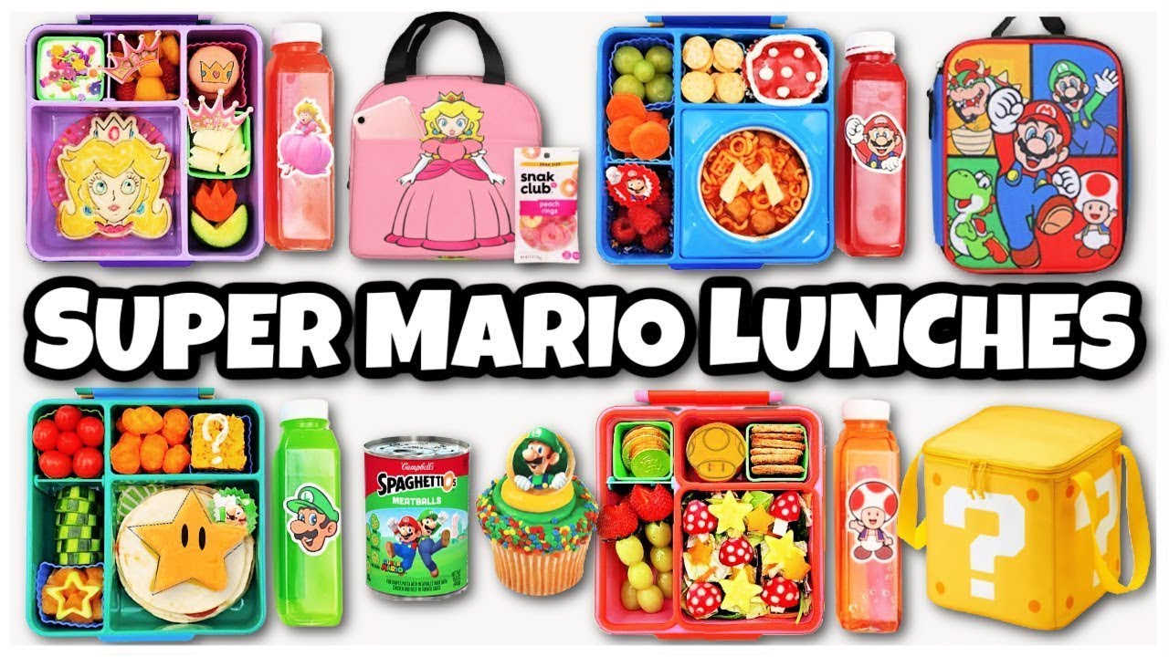 ASMR Mario lunch assembly