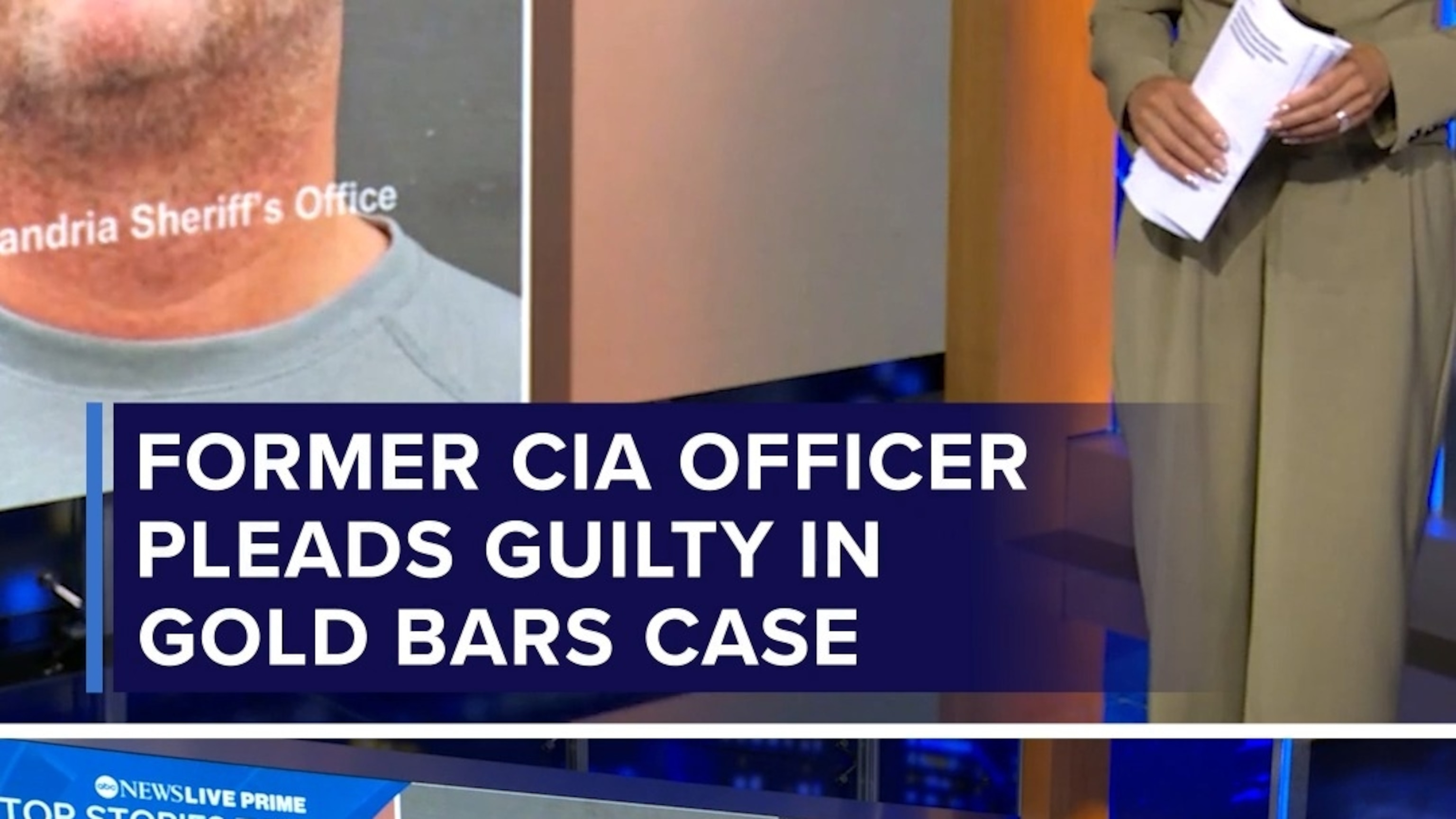 Former CIA officer pleads guilty in gold bars case