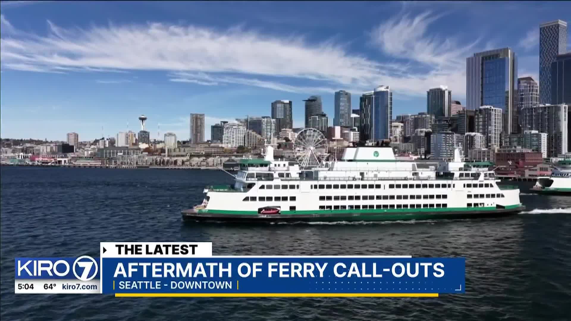 WA State Ferries says service resumed Tuesday at normal levels after ...
