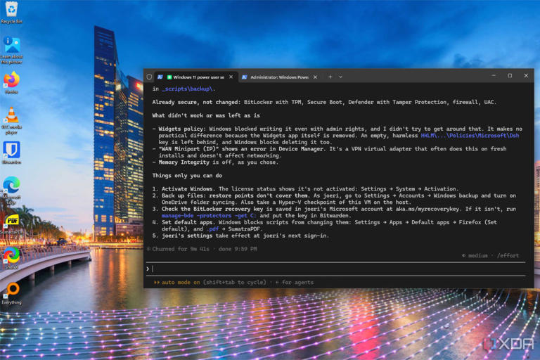 An AI agent took over my blank Windows machine and finished in minutes ...