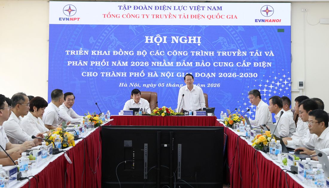 EVNNPT và EVNHANOI tăng cường phối hợp, đồng bộ đầu tư để đảm bảo cung cấp điện cho Thủ đô