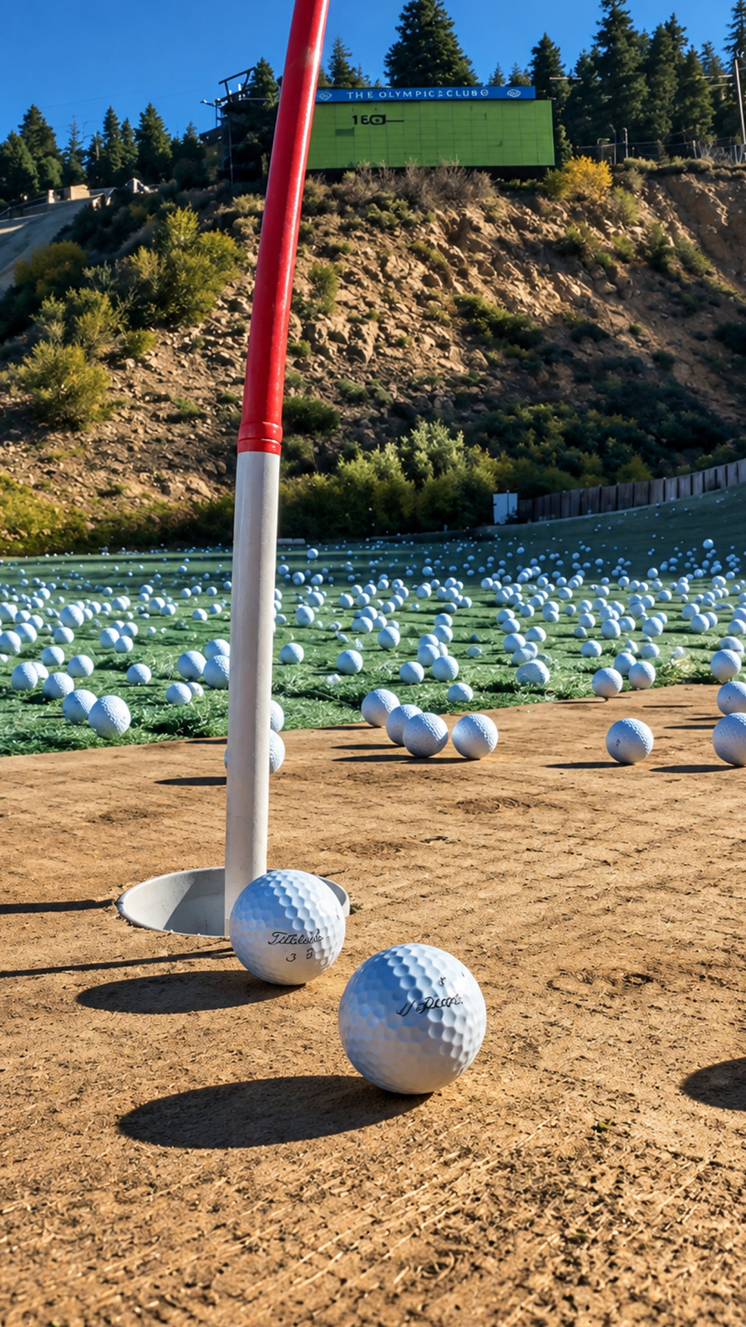 What happens when 2,000 golf balls roll at once?