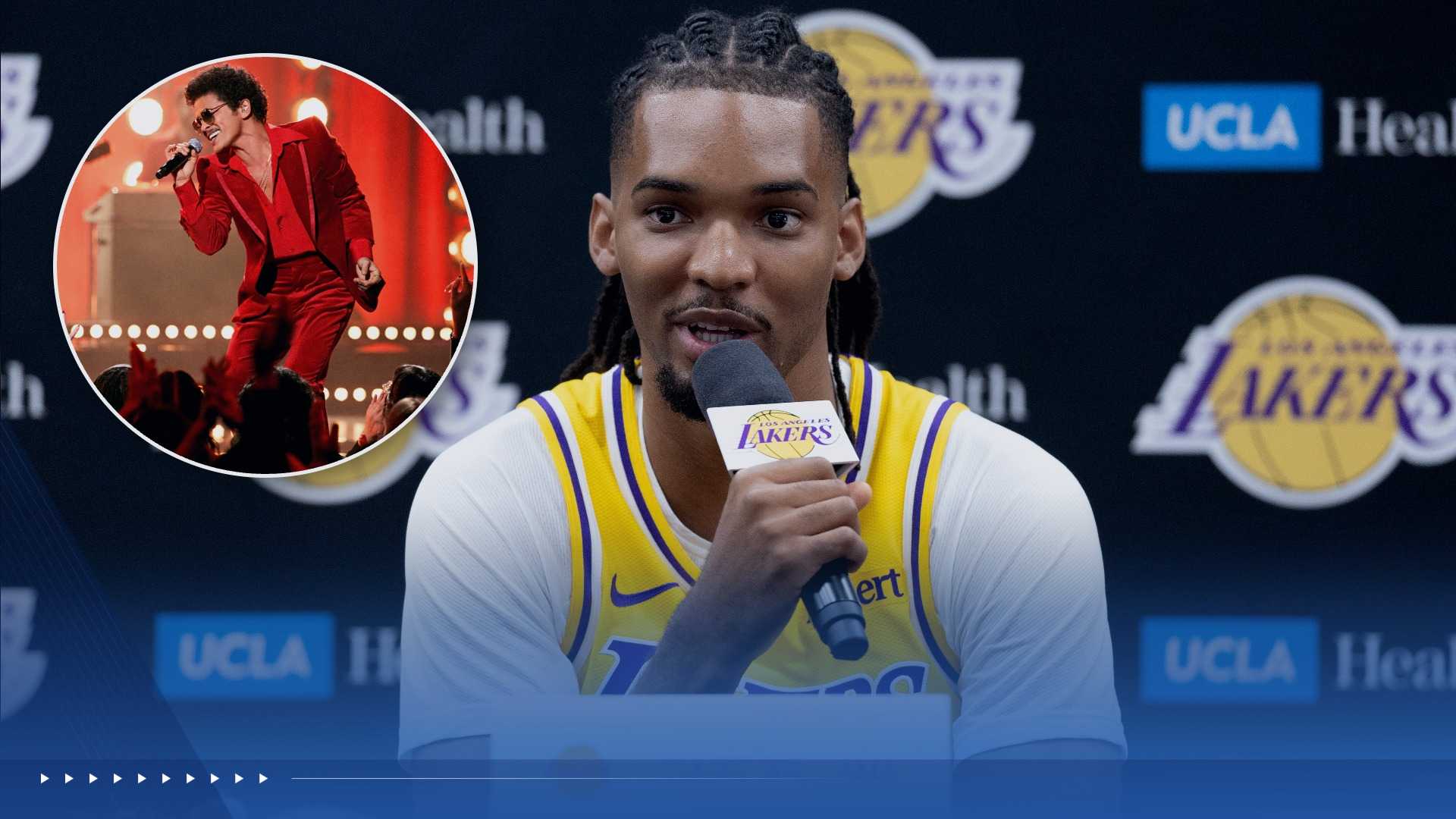 LA Lakers player proposes to longtime girlfriend at Bruno Mars concert