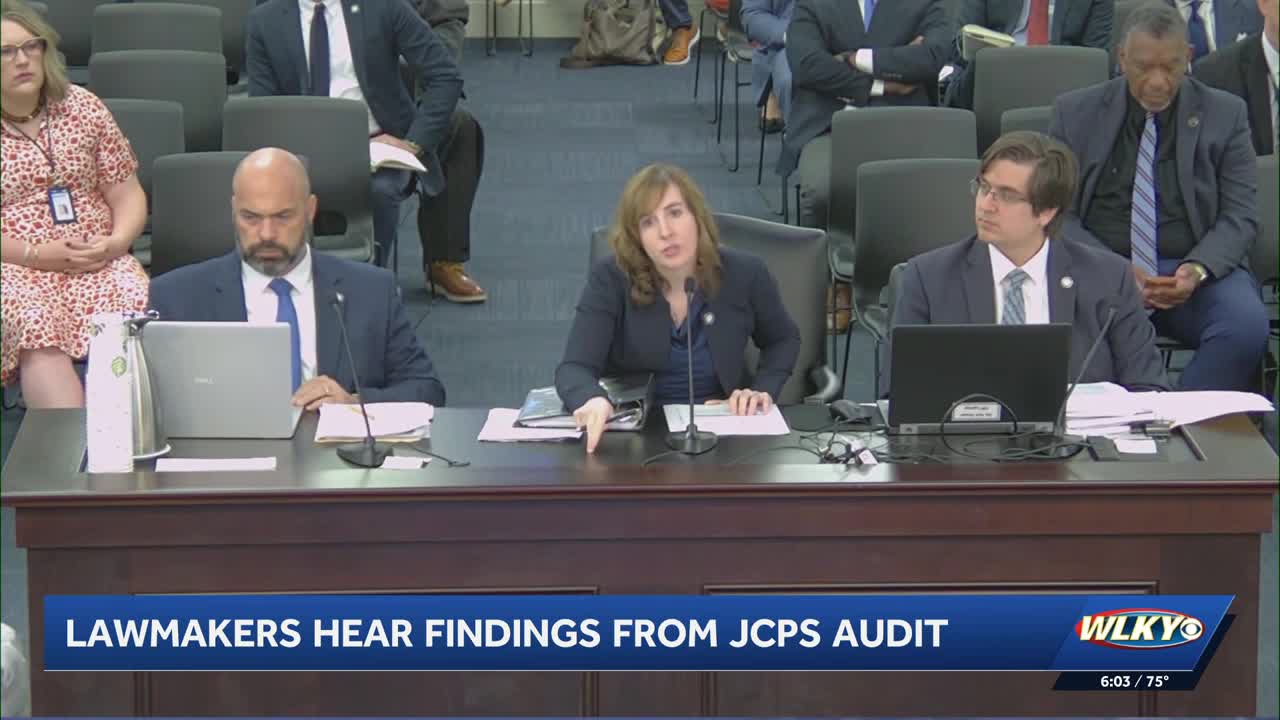 Kentucky lawmakers hear findings, solutions after JCPS audit