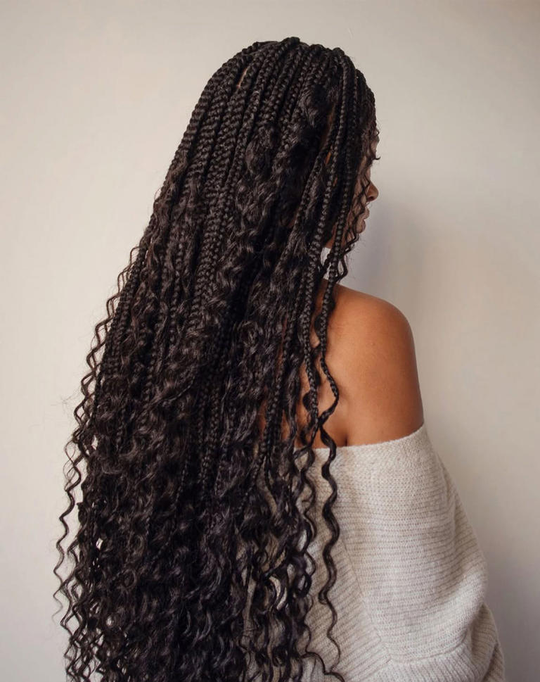 Goddess braids might be the most divine take on knotless braids yet