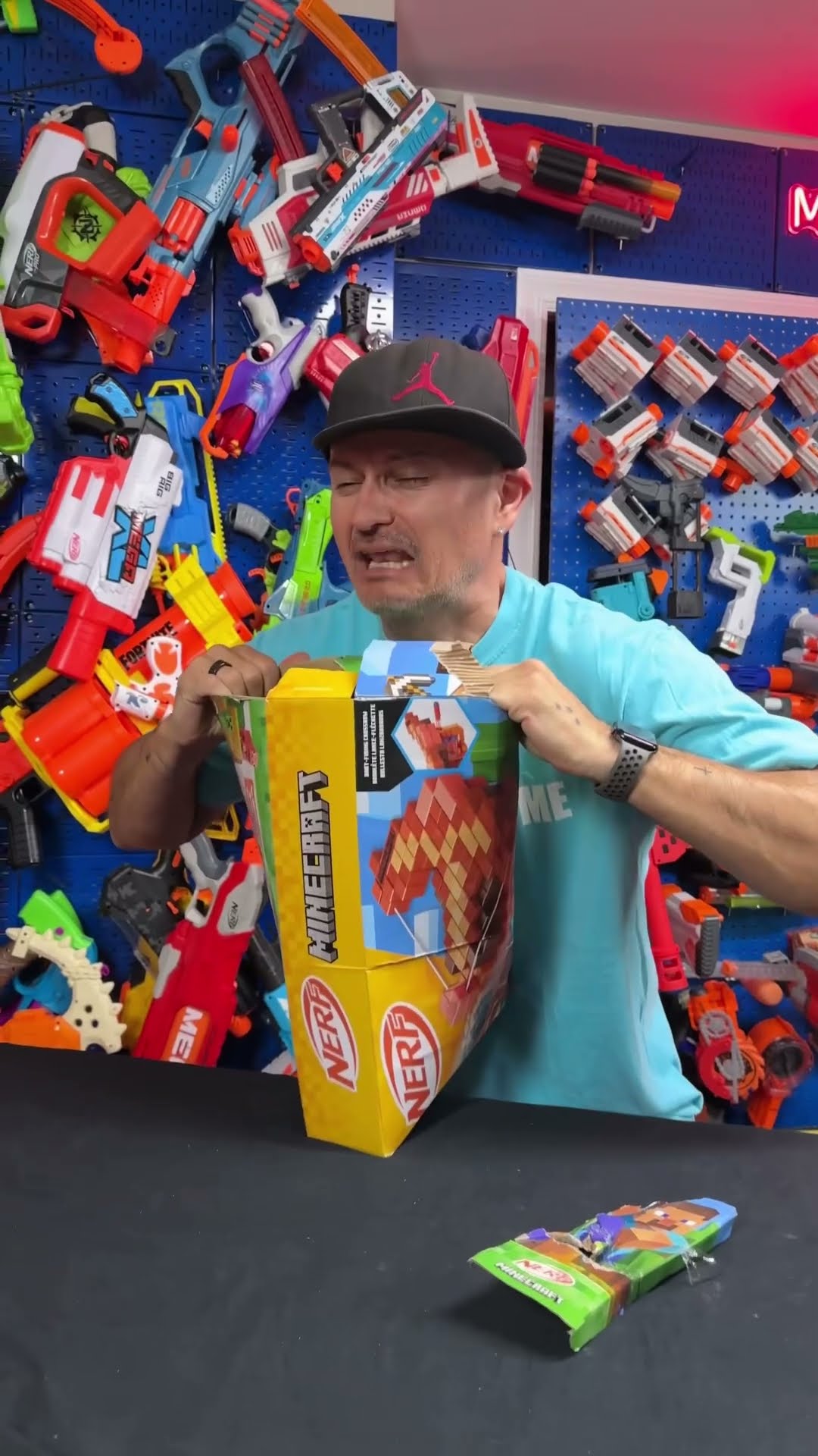 Nerf Minecraft pillager's crossbow: aggressive unboxing & honest review!
